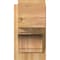 Ekena Millwork Merced Block Rough Sawn Outlooker, Western Red Cedar, 8"W x 14"D x 14"H OUT08X14X14MRC05RWR - alternate 4